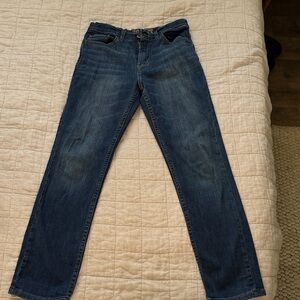 True Craft Boys Dark Blue Straight Jeans slim size 12